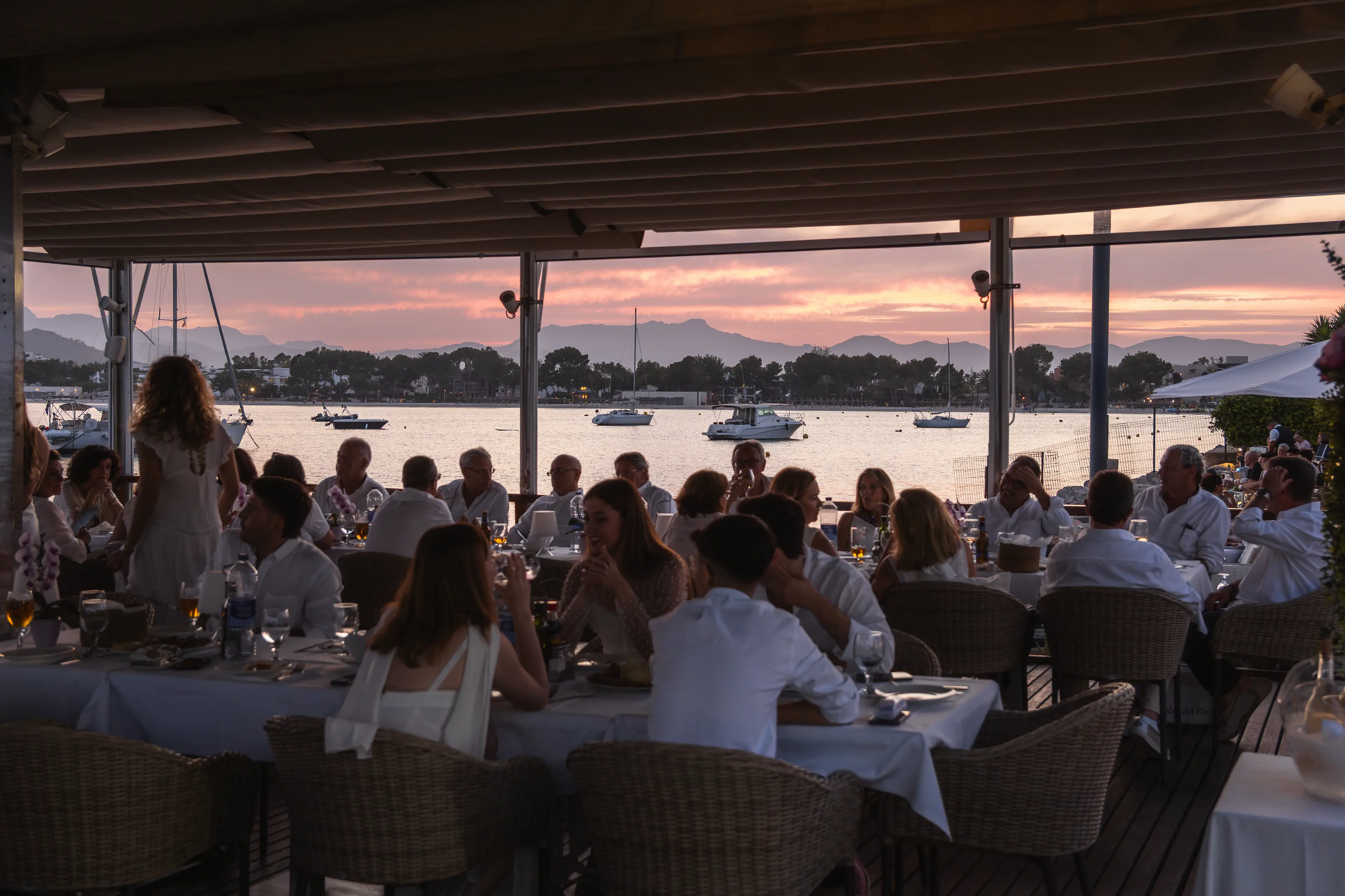 Celebración privada en el restaurante Aqua Alcudia