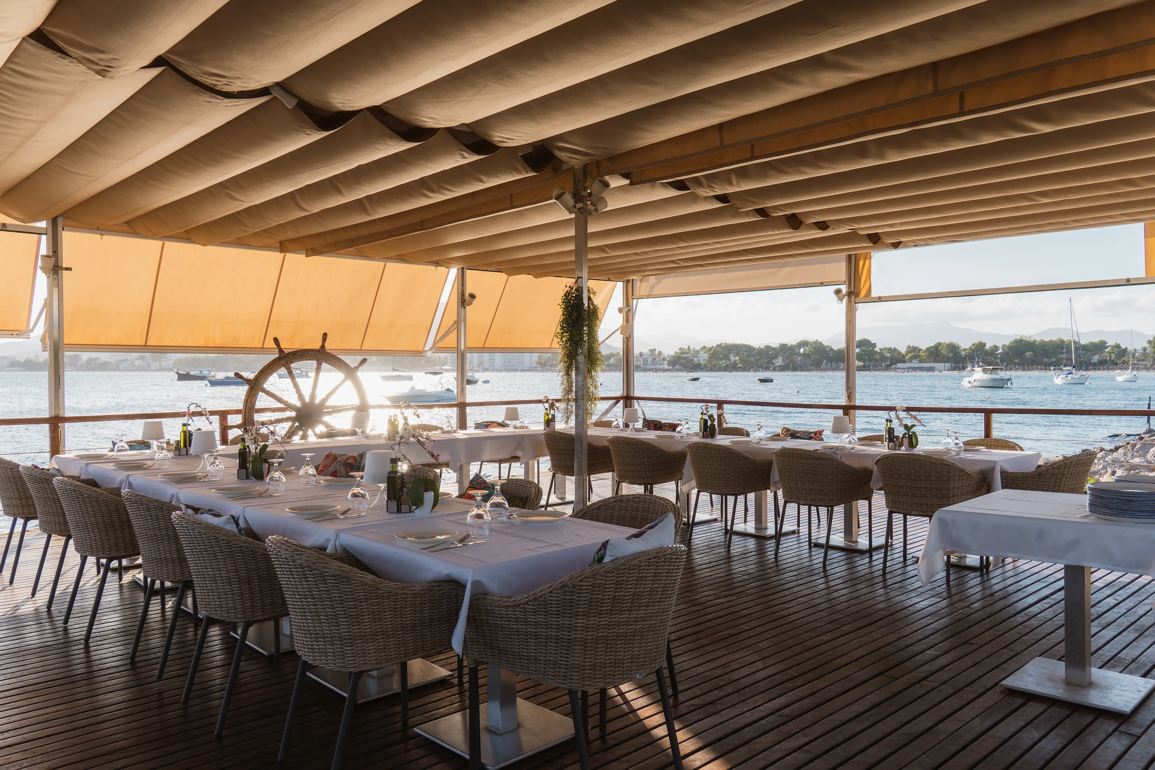 Evento privado frente al mar en Aqua Restaurant Alcudia