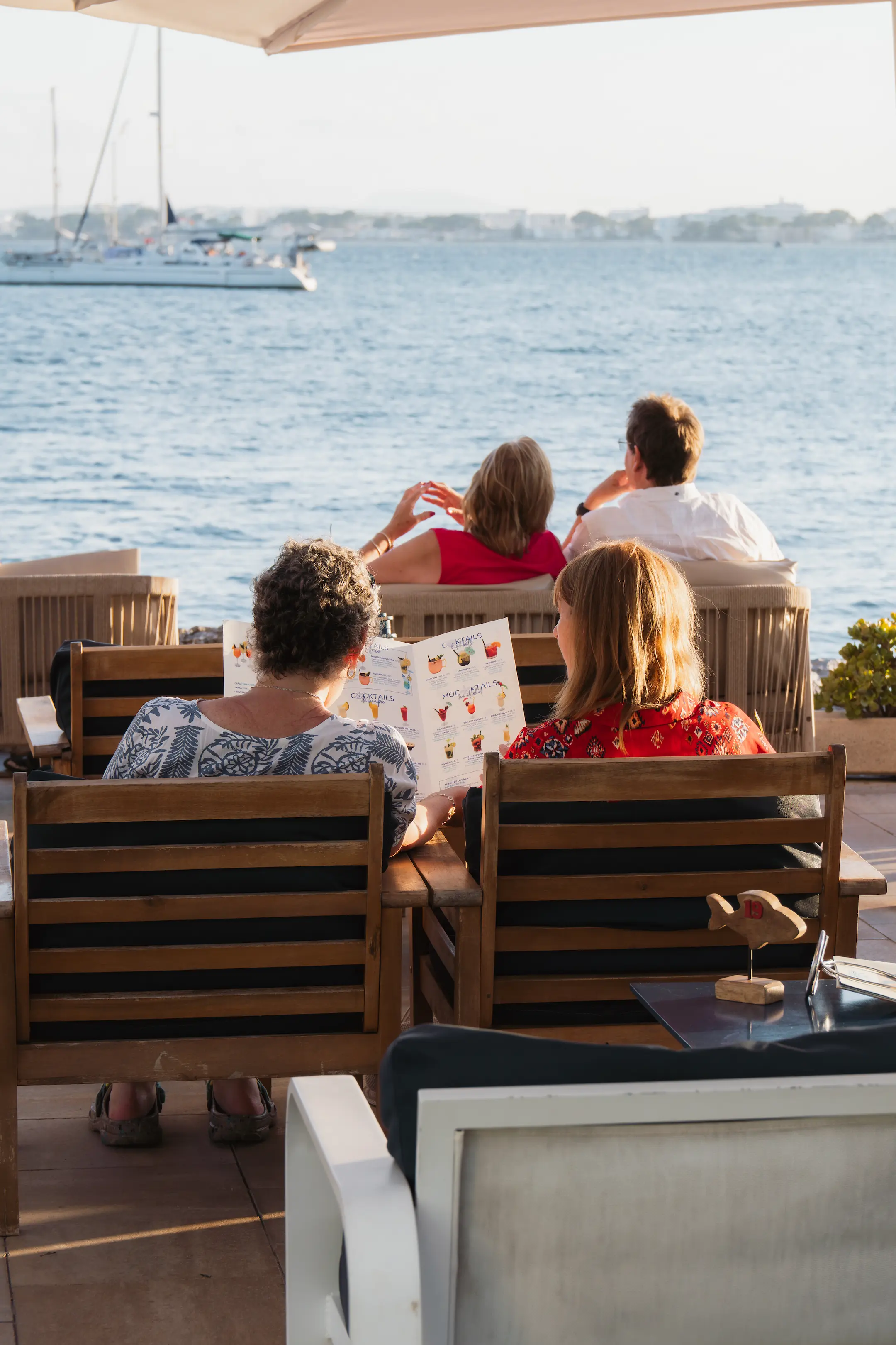 Equipo de cocina de Aqua Restaurant