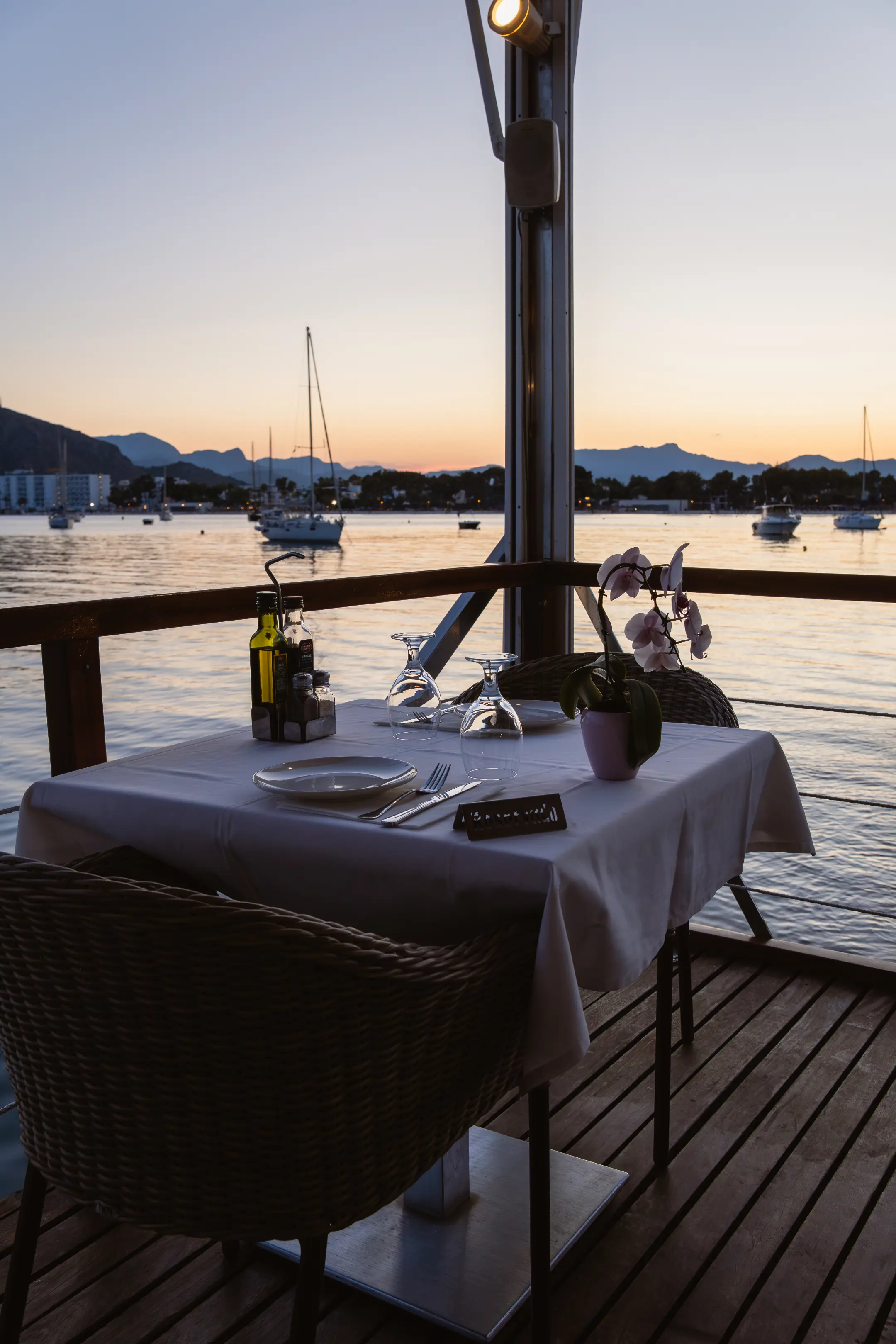 Presentación gastronómica en Aqua Restaurant Alcudia