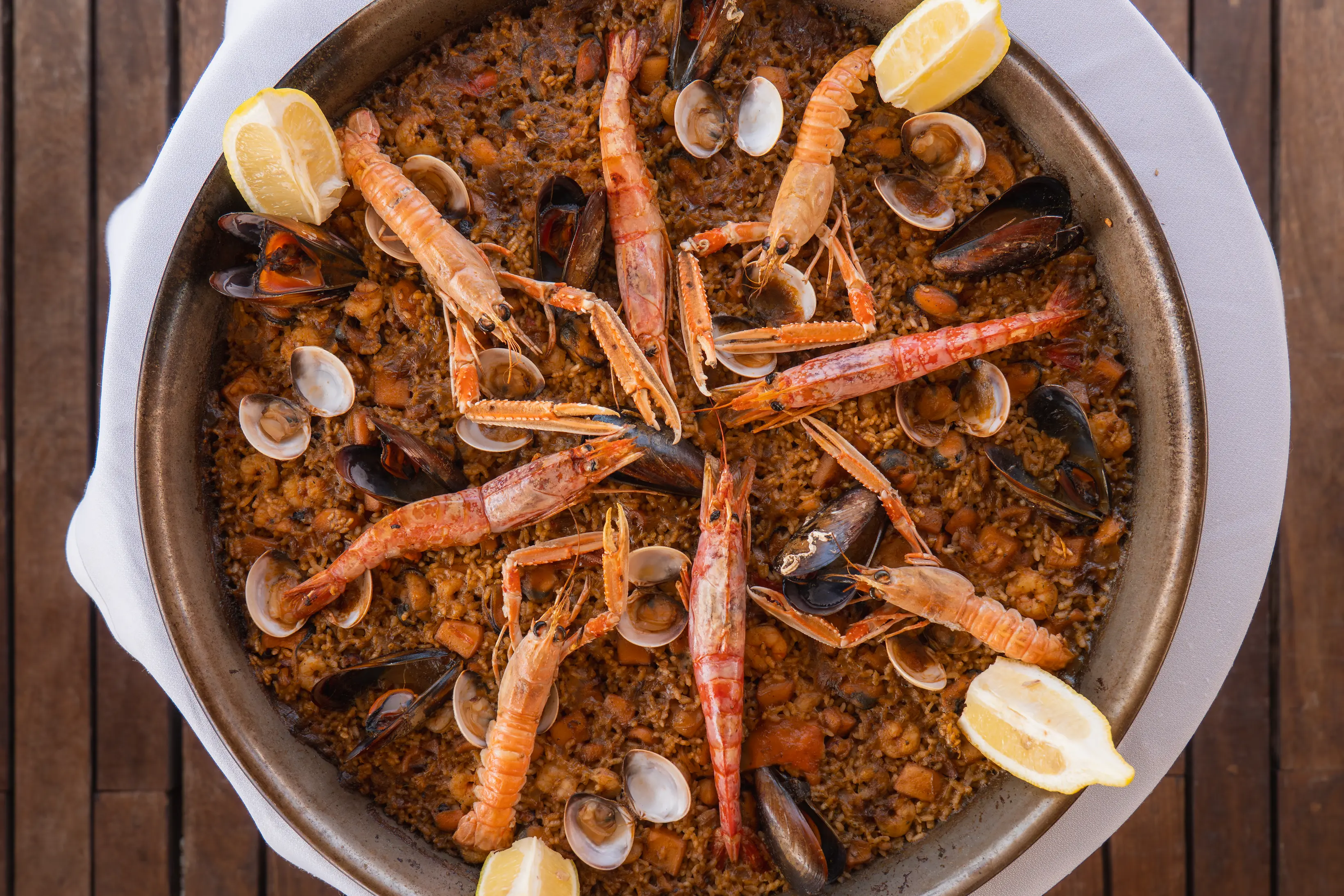 Paella de mariscos